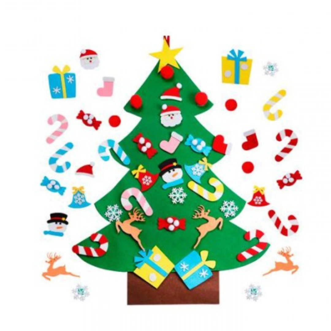 Árbol Navidad Fieltro (32pcs)