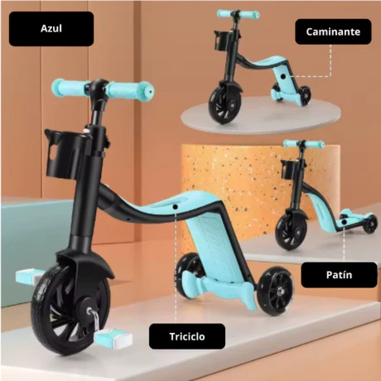 Patín Scooter 3 en 1