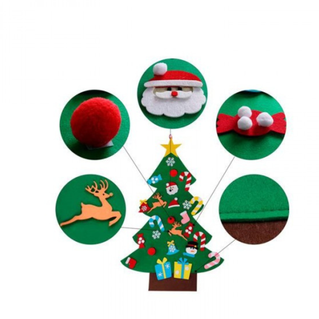 Árbol Navidad Fieltro (32pcs)